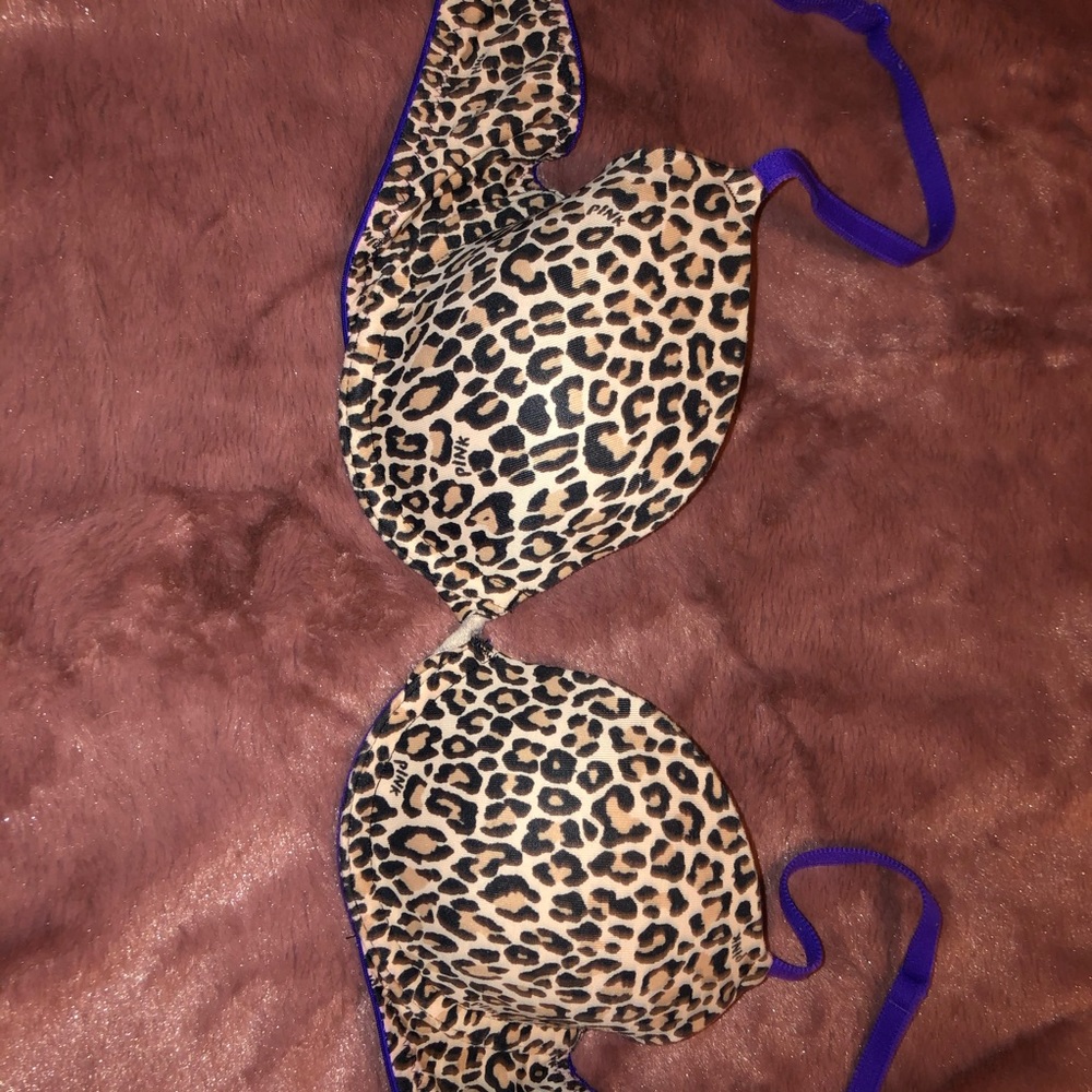 Cheetah Print Bra From Victoria’s Secret Pink